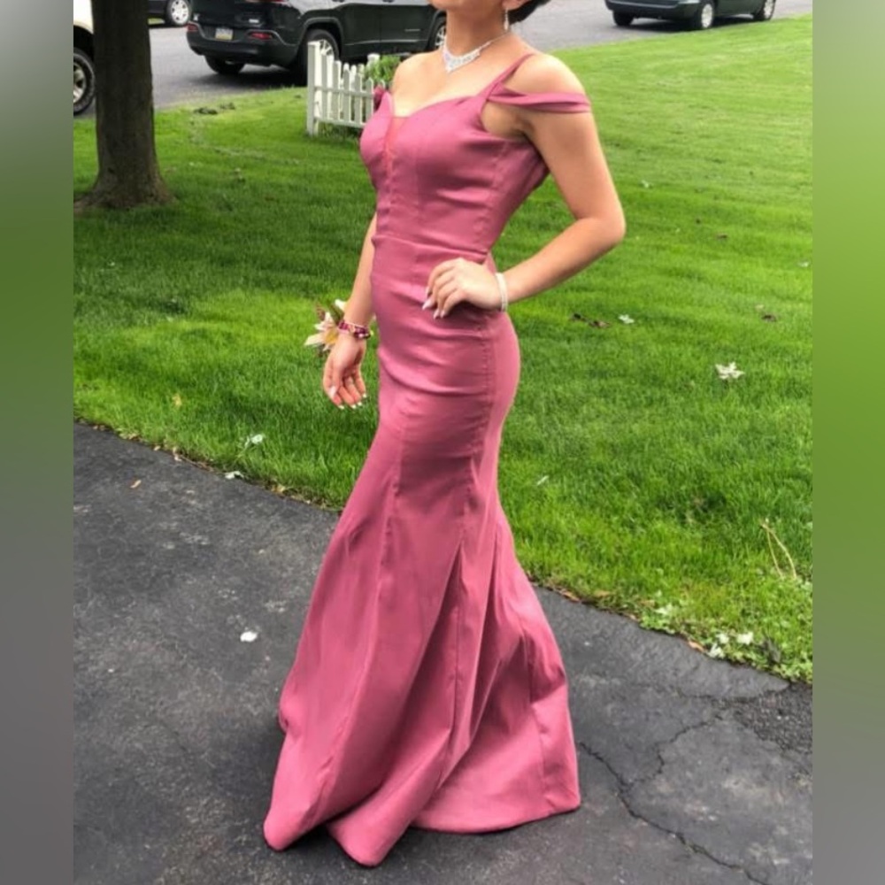 Pink/Mauve Windsor Prom Dress Size 2